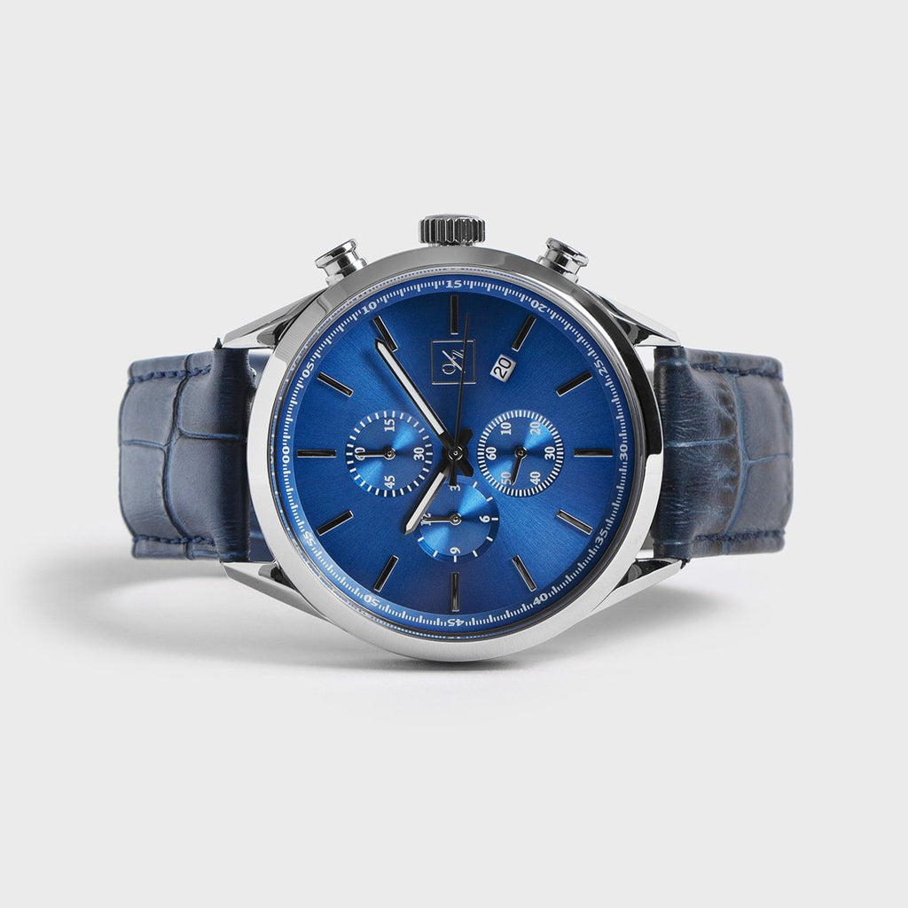 The Sovereign: Luxury Chronograph Leather Watch