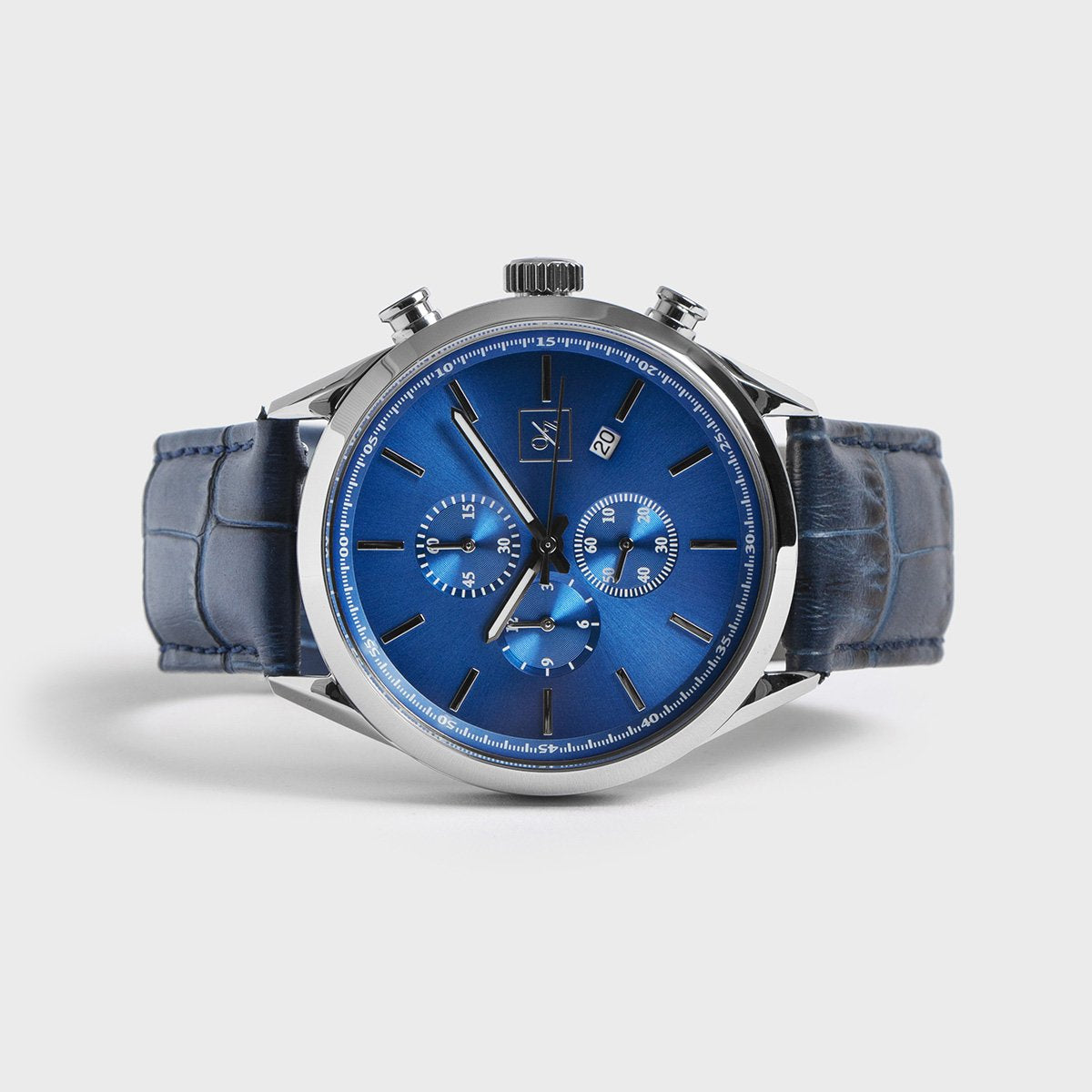The Sovereign: Luxury Chronograph Leather Watch