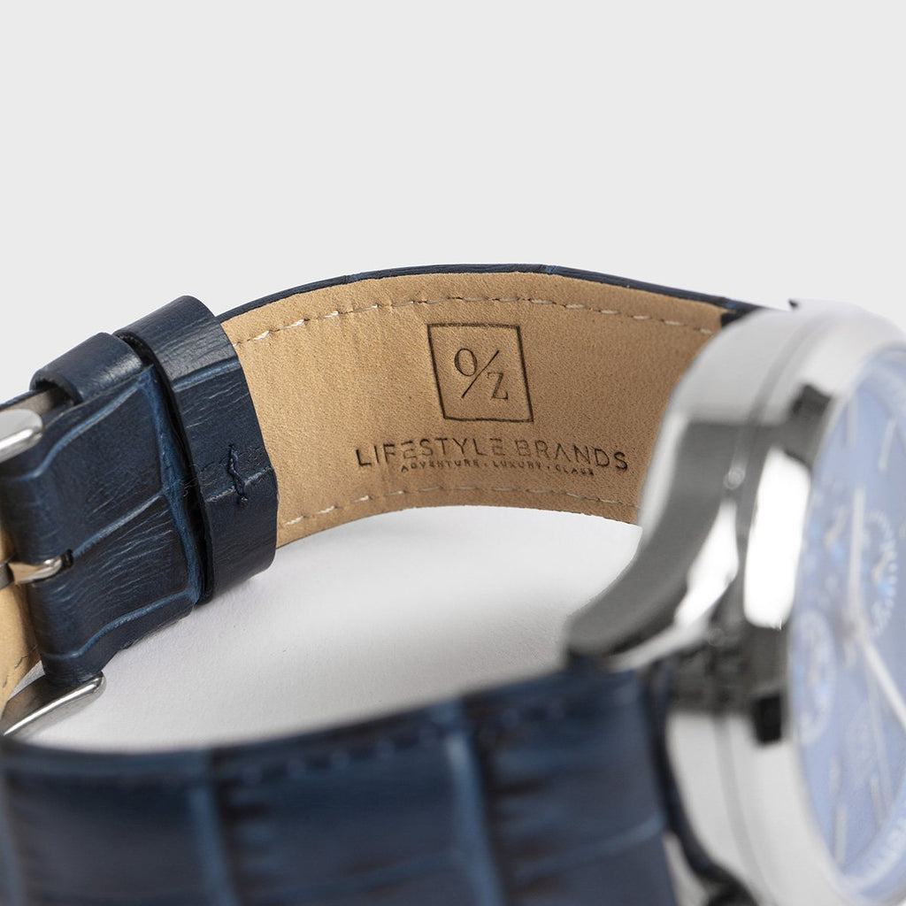 The Sovereign: Luxury Chronograph Leather Watch
