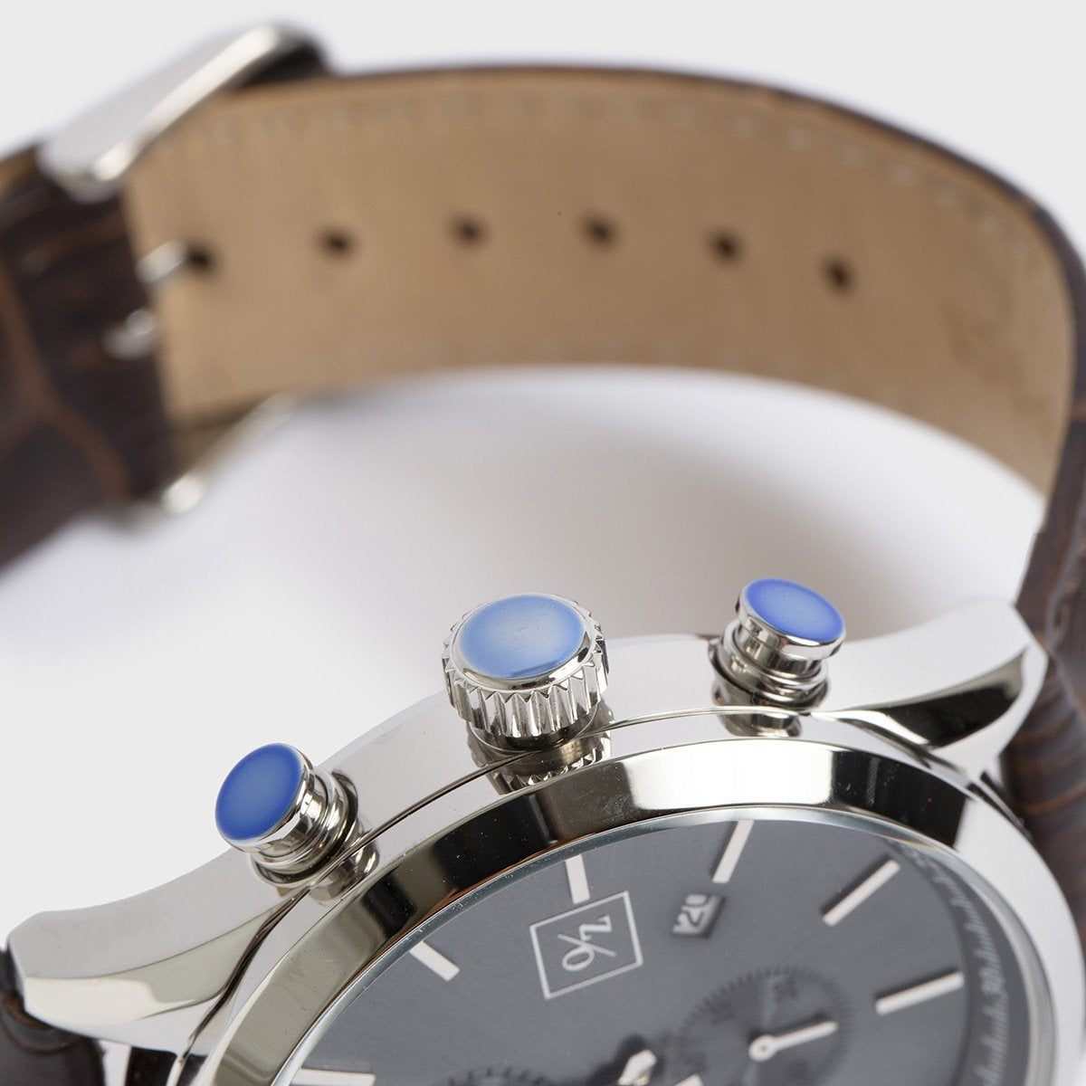 The Sovereign: Luxury Chronograph Leather Watch