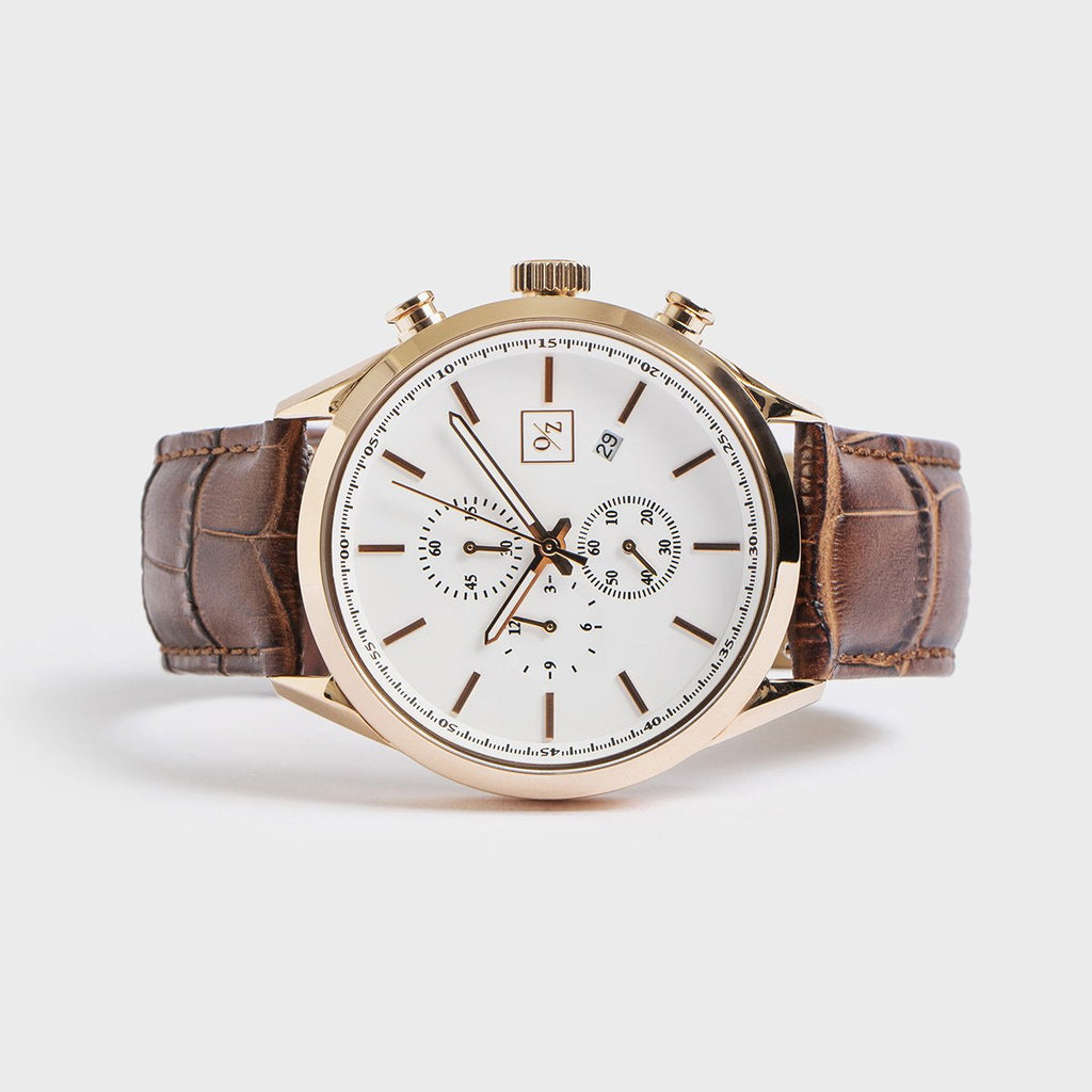 The Sovereign: Luxury Chronograph Leather Watch