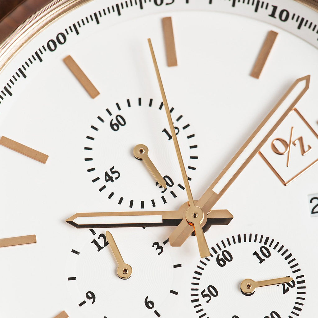 The Sovereign: Luxury Chronograph Leather Watch
