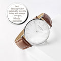 Personalized Engraved Men's Statement Watch